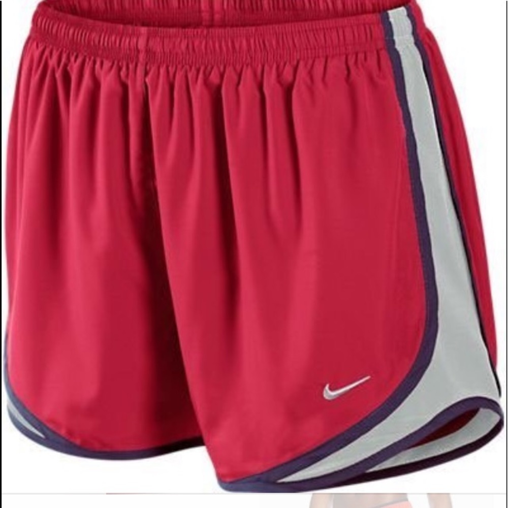 Nike red running short